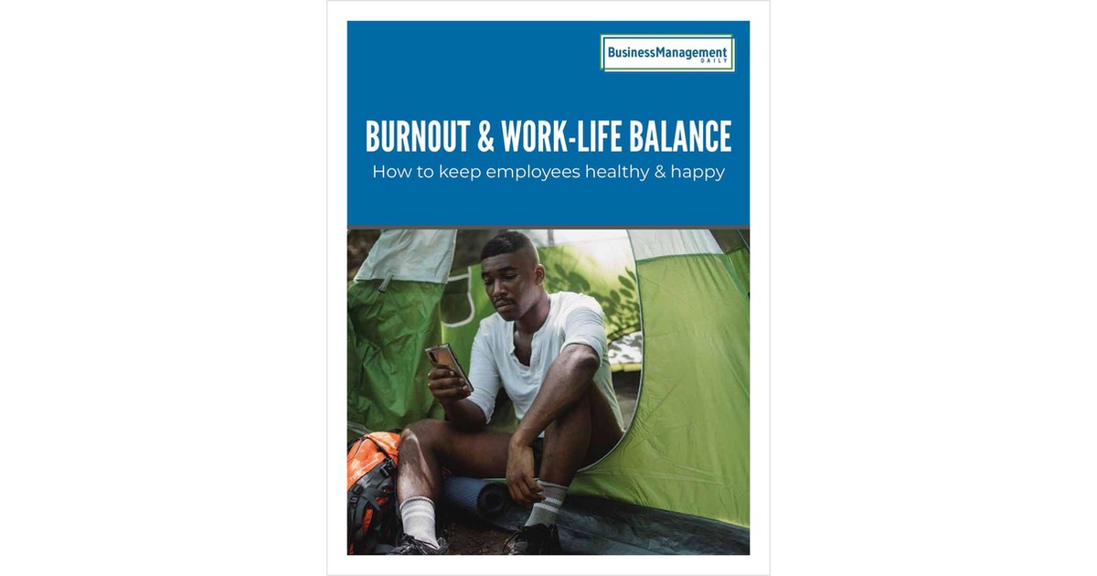 Burnout & Work-life Balance: How to keep employees healthy and happy
