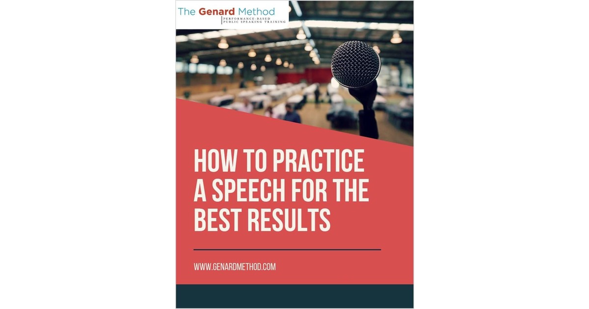 How to Practice a Speech for the Best Results