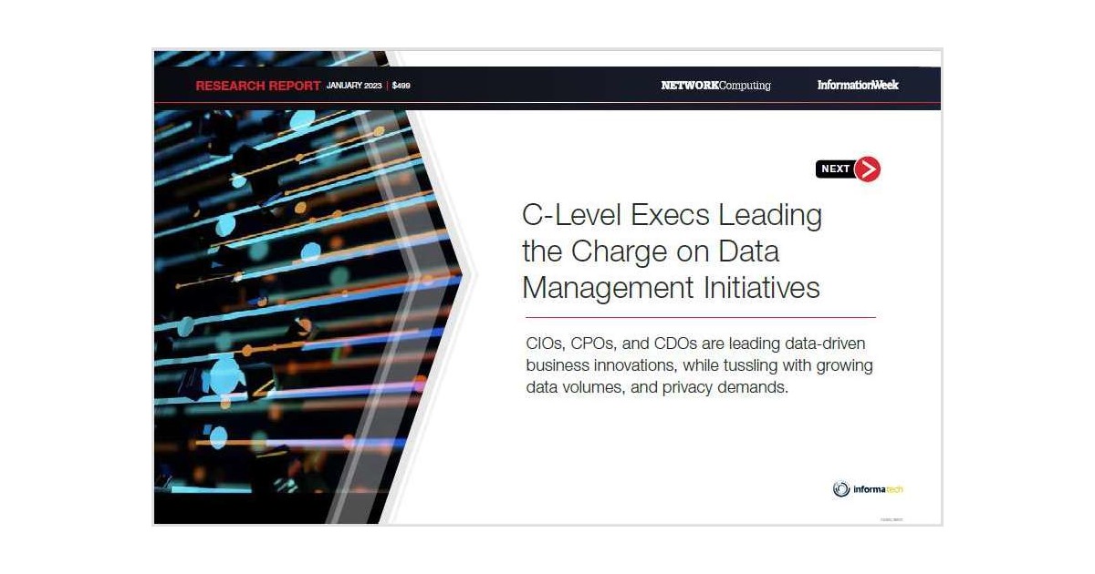 C-Level Execs Leading the Charge on Data Management Initiatives