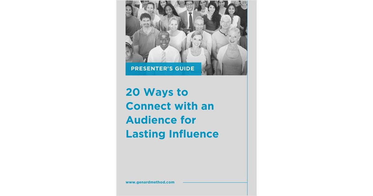 20 Ways to Connect with an Audience for Lasting Influence