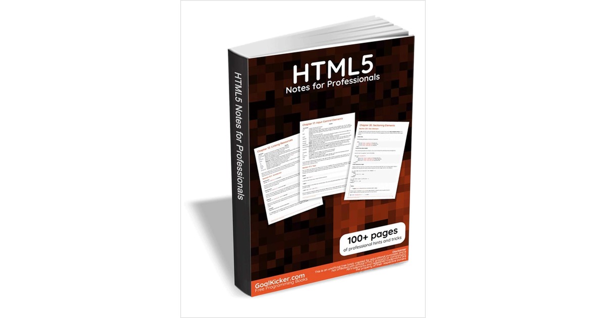 HTML5 Notes for Professionals