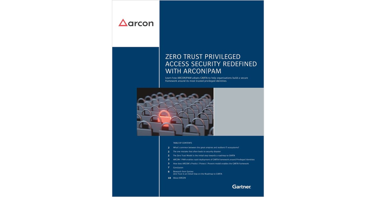 Zero Trust Privileged Access Security Redefined with ARCON