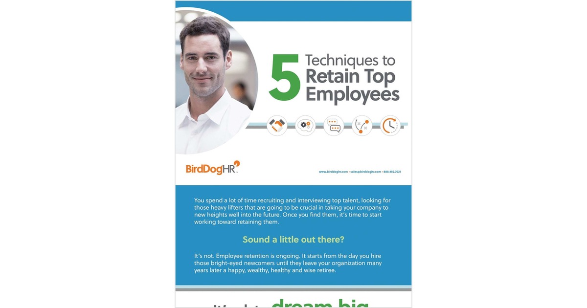 5 Techniques to Retain Top Employees