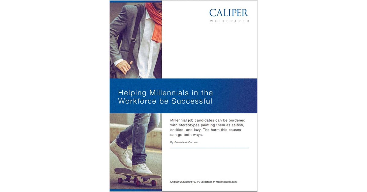 Helping Millennials in the Workforce be Successful.
