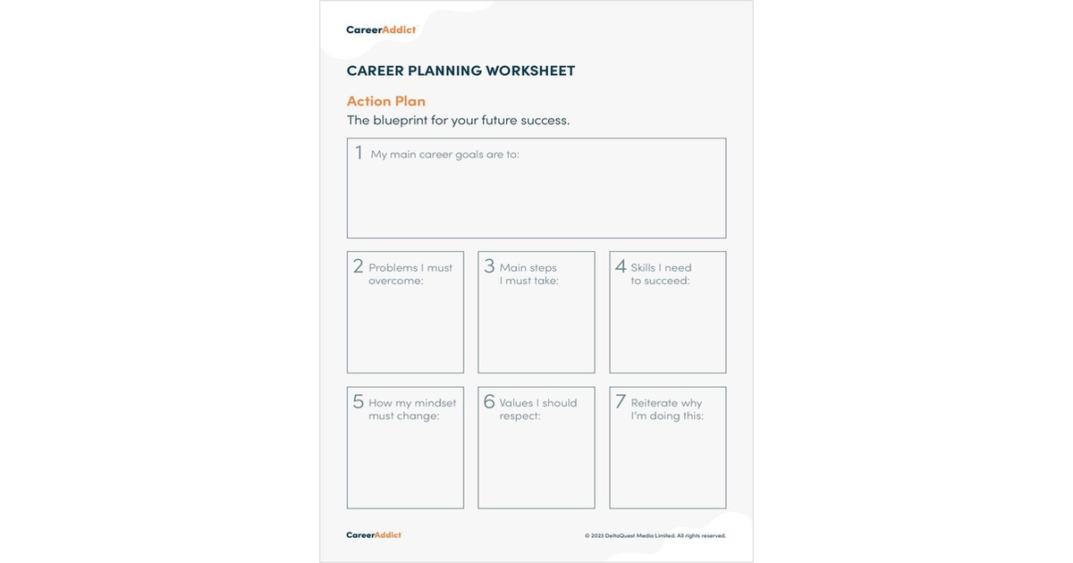Career Planning Worksheet